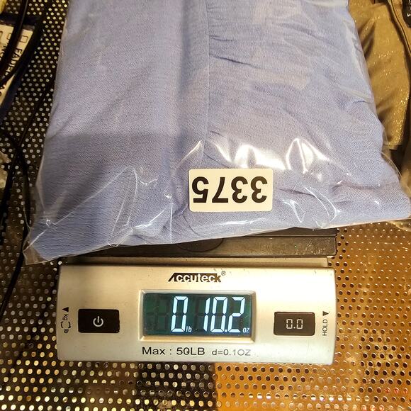 Fantastic Fawn Pastel Blue High Low Tiered Midi Dress Sleeveless M Boho 3375 - Picture 7 of 7